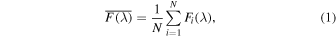 Equation (1)