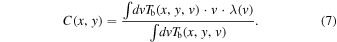 Equation (7)