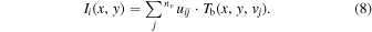 Equation (8)