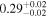 ${0.29}_{-0.02}^{+0.02}$