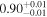 ${0.90}_{-0.01}^{+0.01}$