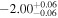 $-{2.00}_{-0.06}^{+0.06}$