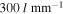 $300\,l\,{\mathrm{mm}}^{-1}$