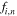 ${f}_{i,n}$