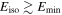 ${E}_{\mathrm{iso}}\gtrsim {E}_{\min }$