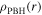 ${\rho }_{\mathrm{PBH}}(r)$