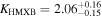 ${K}_{\mathrm{HMXB}}={2.06}_{-0.15}^{+0.16}$