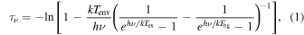 Equation (1)