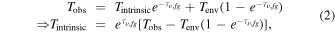 Equation (2)