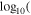 ${\mathrm{log}}_{10}($