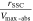 $\tfrac{{r}_{\mathrm{SSC}}}{{V}_{\max \mbox{-} \mathrm{abs}}}$