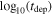 ${\mathrm{log}}_{10}({t}_{\mathrm{dep}})$