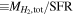 $\equiv {M}_{{H}_{2},\mathrm{tot}}/\mathrm{SFR}$