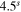 ${4.5}^{s}$