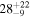 ${28}_{-9}^{+22}$