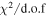 ${\chi }^{2}/{\rm{d}}.{\rm{o}}.{\rm{f}}$