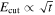 ${E}_{\mathrm{cut}}\propto \sqrt{t}$