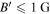 $B^{\prime} \leqslant 1\,{\rm{G}}$