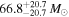 ${66.8}_{-20.7}^{+20.7}\,{M}_{\odot }$