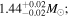 ${1.44}_{-0.02}^{+0.02}{M}_{\odot };$