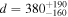 $d={380}_{-160}^{+190}$