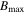 ${B}_{\max }$