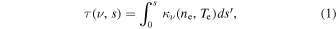 Equation (1)