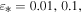 ${\varepsilon }_{* }=0.01,0.1,$