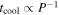 ${t}_{\mathrm{cool}}\propto {P}^{-1}$