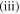 $(\mathrm{iii})$
