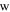 ${\rm{w}}$