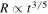$R\propto {t}^{3/5}$