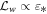 ${{ \mathcal L }}_{w}\propto {\varepsilon }_{* }$