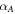 ${\alpha }_{A}$