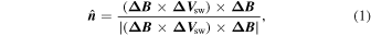 Equation (1)