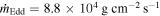 ${\dot{m}}_{\mathrm{Edd}}=8.8\times {10}^{4}\,{\rm{g}}\,{\mathrm{cm}}^{-2}\,{{\rm{s}}}^{-1}$
