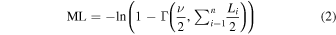 Equation (2)