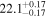 ${22.1}_{-0.17}^{+0.17}$