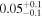 ${0.05}_{-0.1}^{+0.1}$