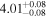 ${4.01}_{-0.08}^{+0.08}$