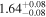 ${1.64}_{-0.08}^{+0.08}$