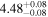 ${4.48}_{-0.08}^{+0.08}$