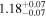 ${1.18}_{-0.07}^{+0.07}$