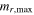 ${m}_{r,\max }$