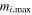${m}_{i,\max }$