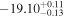 $-{19.10}_{-0.13}^{+0.11}$