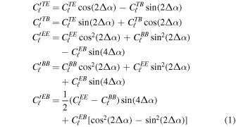 Equation (1)