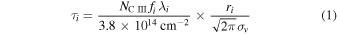 Equation (1)
