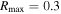 ${R}_{\max }=0.3$