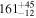 ${161}_{-12}^{+45}$